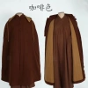Short monk's robe without leg bindings, made of woolen fabric, warm small monk's robe for spring, autumn and winter, men's small monk's robe, golden Qilin A50 for all seasons Item Picture